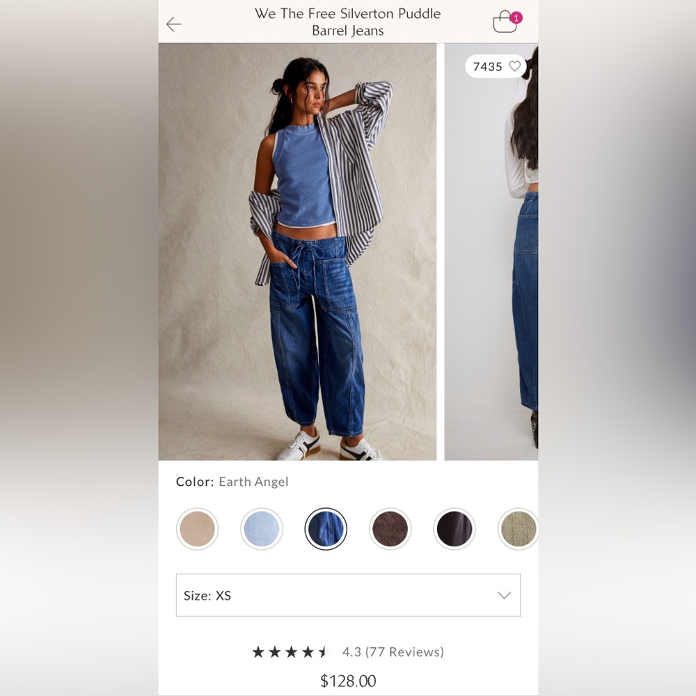 We the Free Barrel Jeans